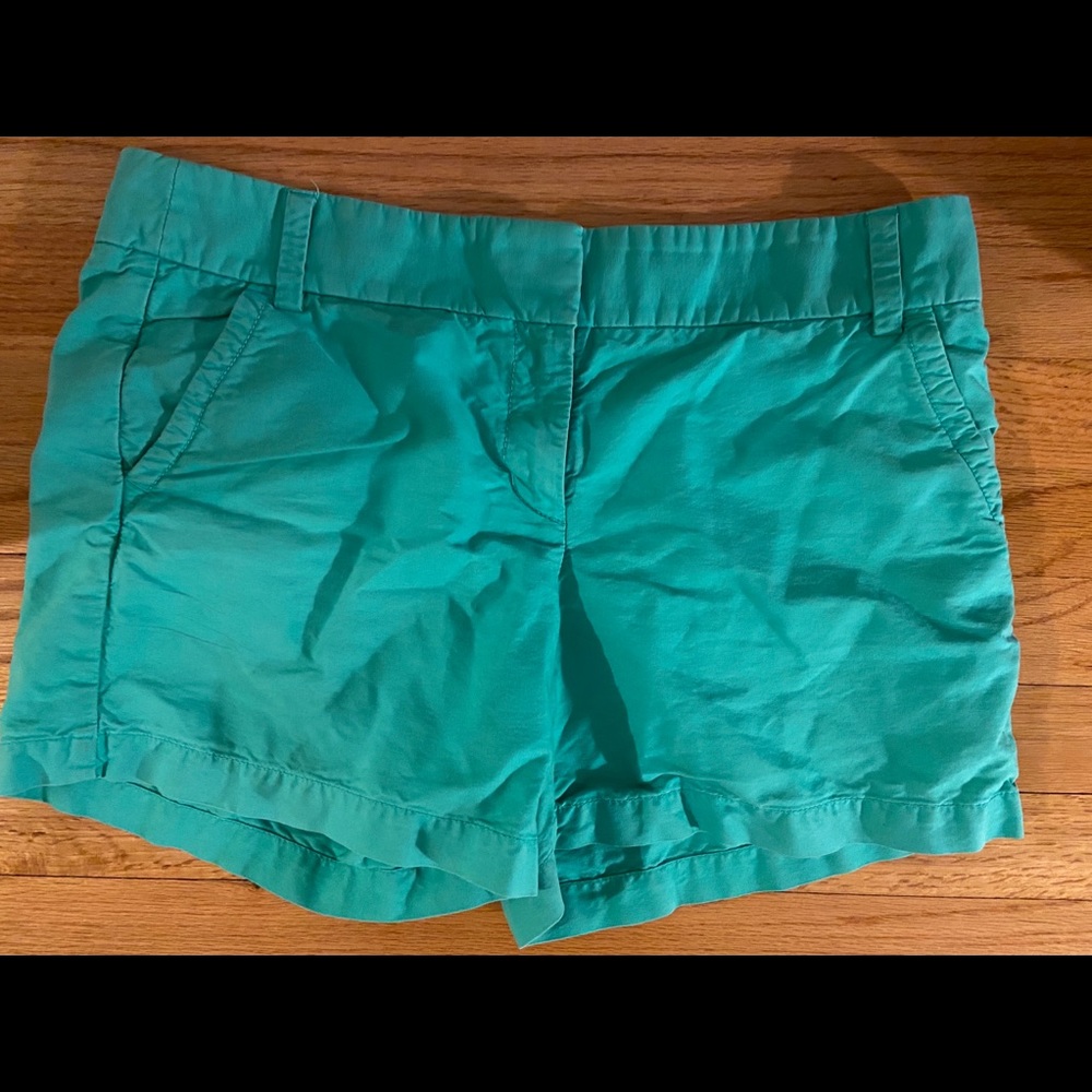 Jcrew teal shorts